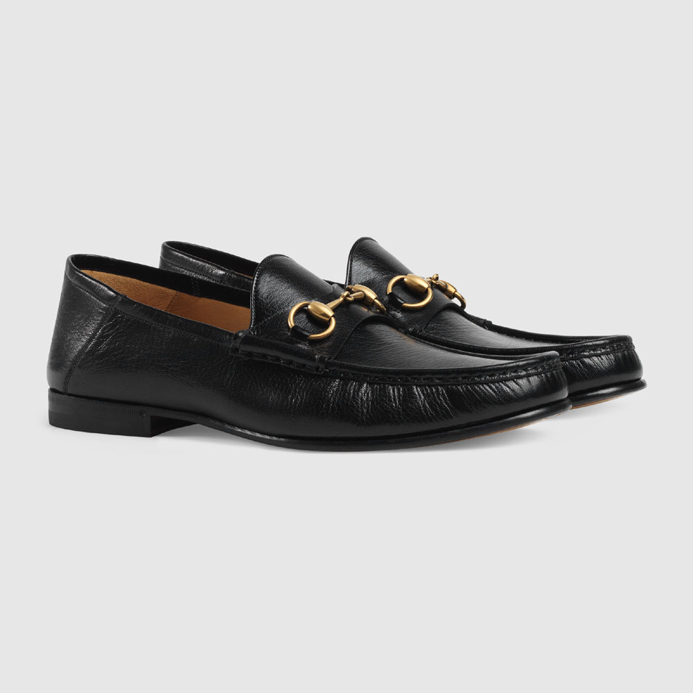 Gucci Horsebit leather loafer 523202 D3V00 1000: Image 1