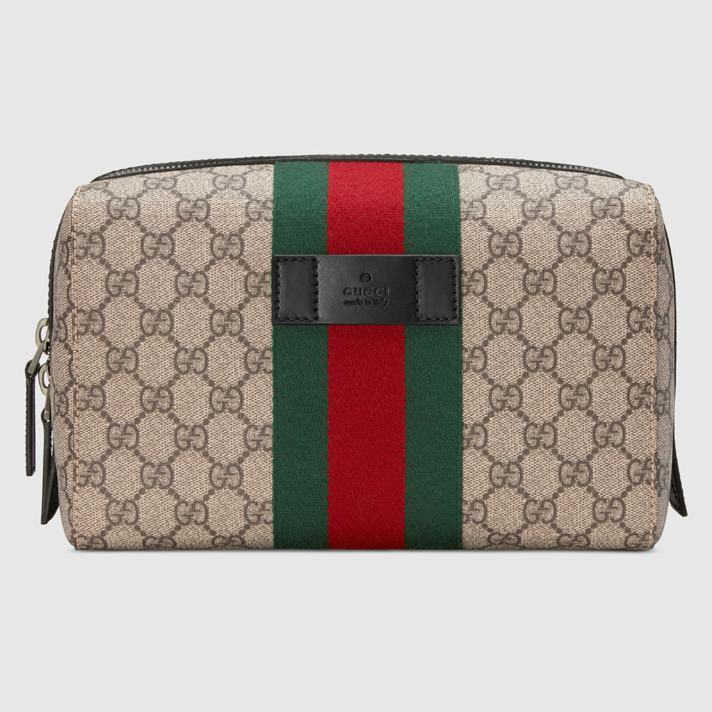 Gucci GG Supreme toiletry case 523337 9F2YN 9678: Image 1