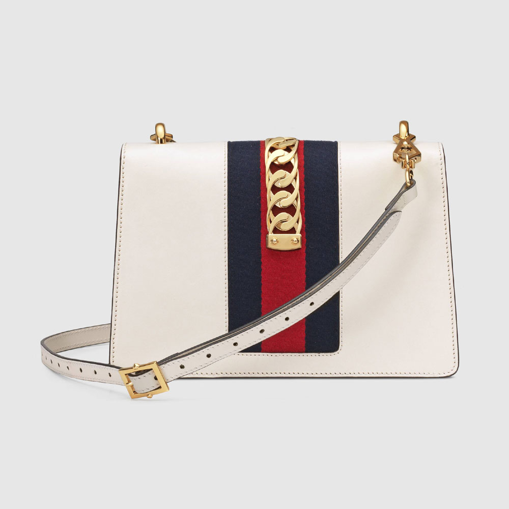 Gucci Sylvie small shoulder bag 524405 CVLEG 8605: Image 2