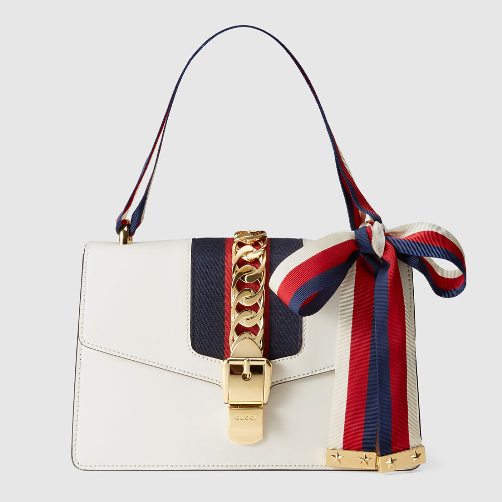 Gucci Sylvie small shoulder bag 524405 CVLEG 8605: Image 3