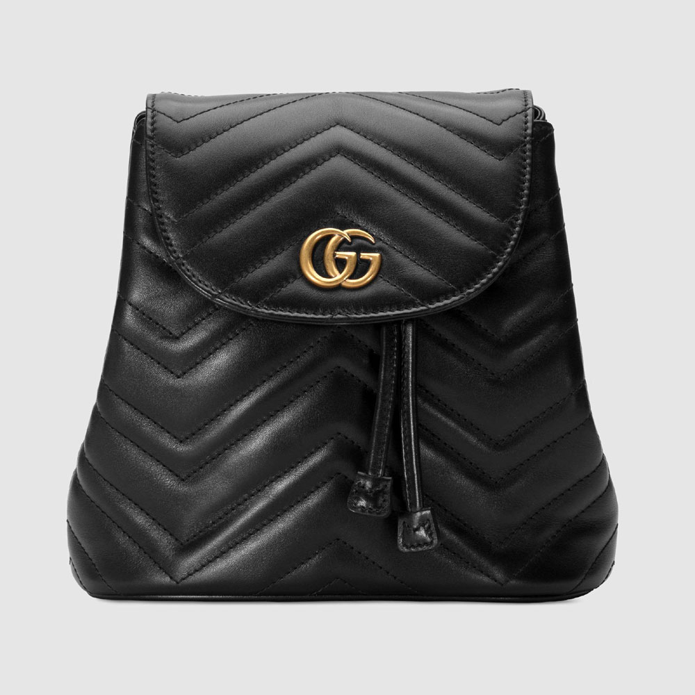 Gucci GG Marmont matelasse backpack 528129 DRW4T 1000: Image 1