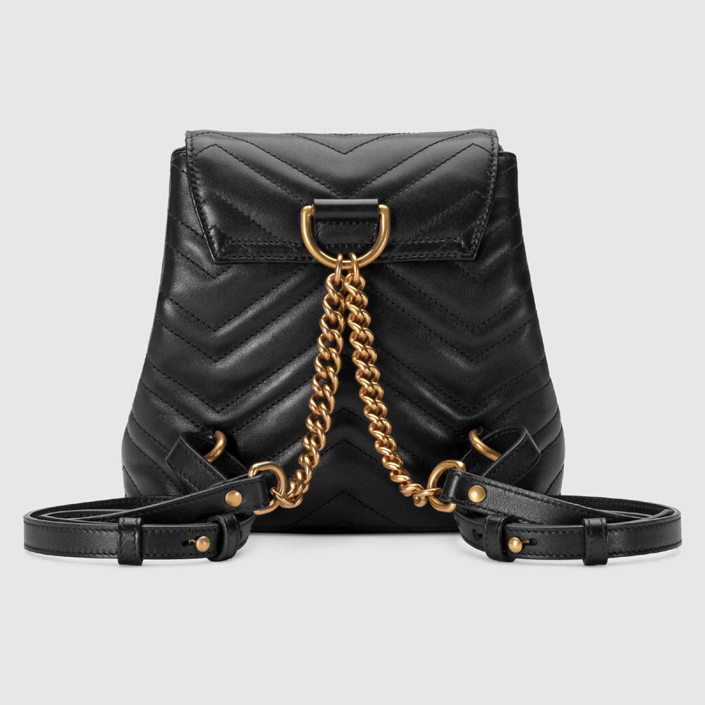 Gucci GG Marmont matelasse backpack 528129 DRW4T 1000: Image 2