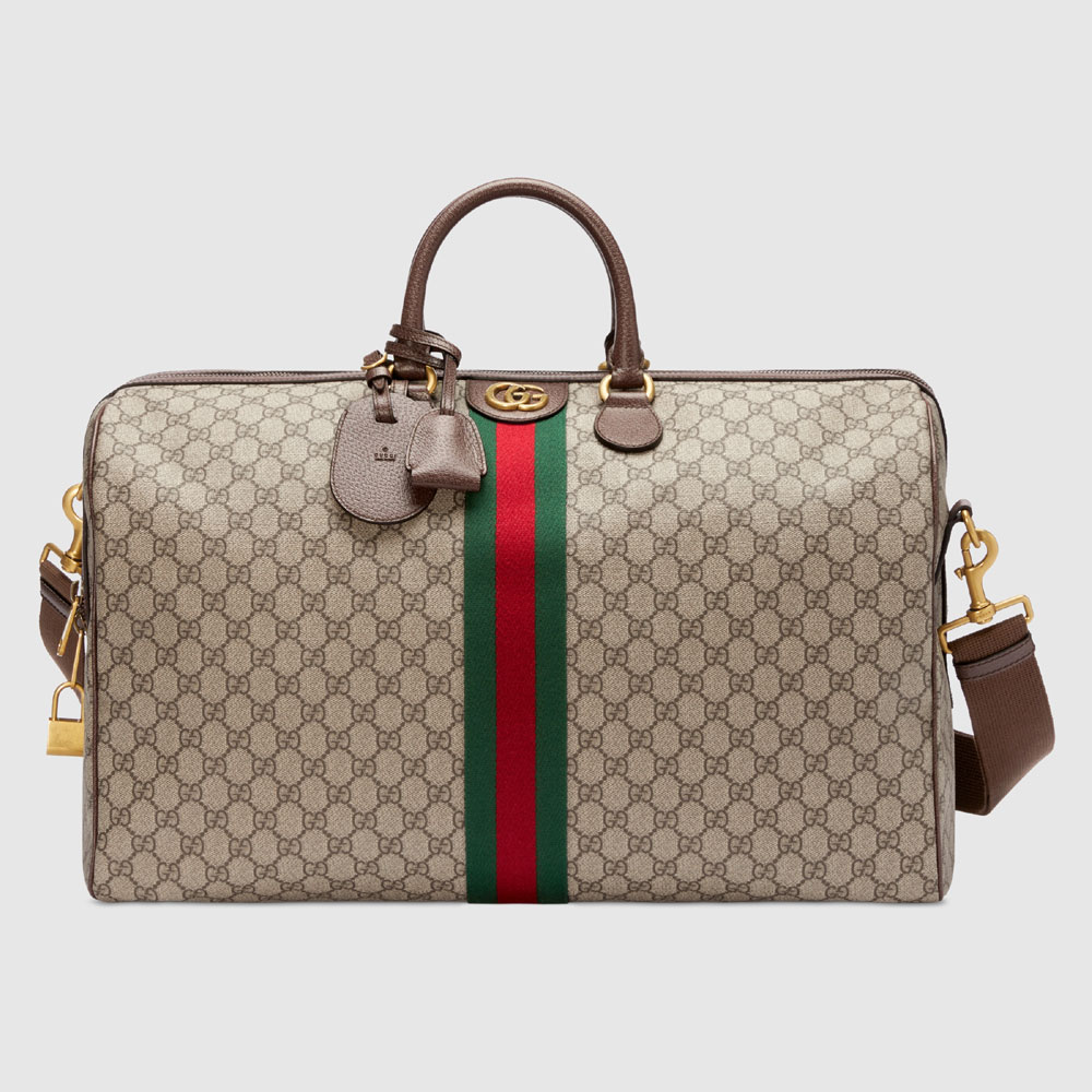 Gucci Ophidia GG large carry-on duffle 547959 9C2ST 8746: Image 1