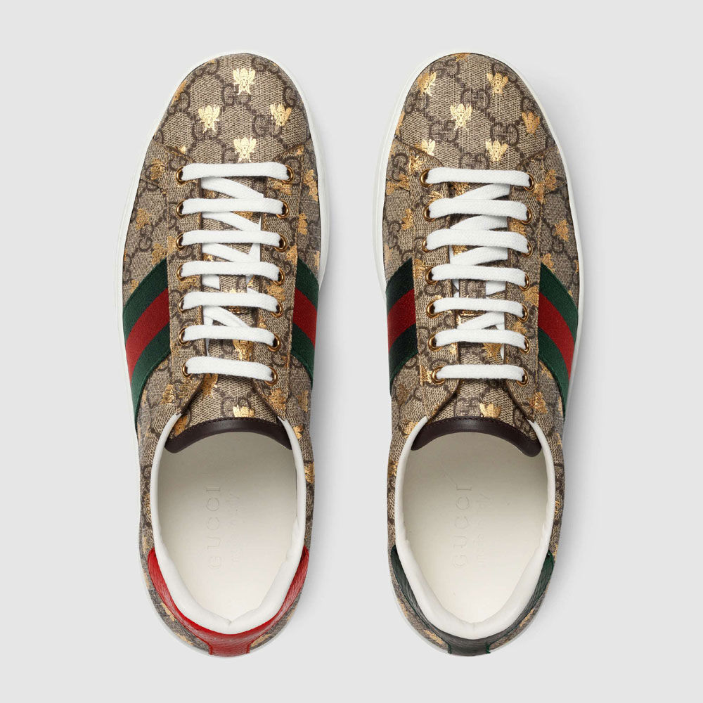 Gucci Ace GG Supreme bees sneaker 548950 9N020 8465: Image 3