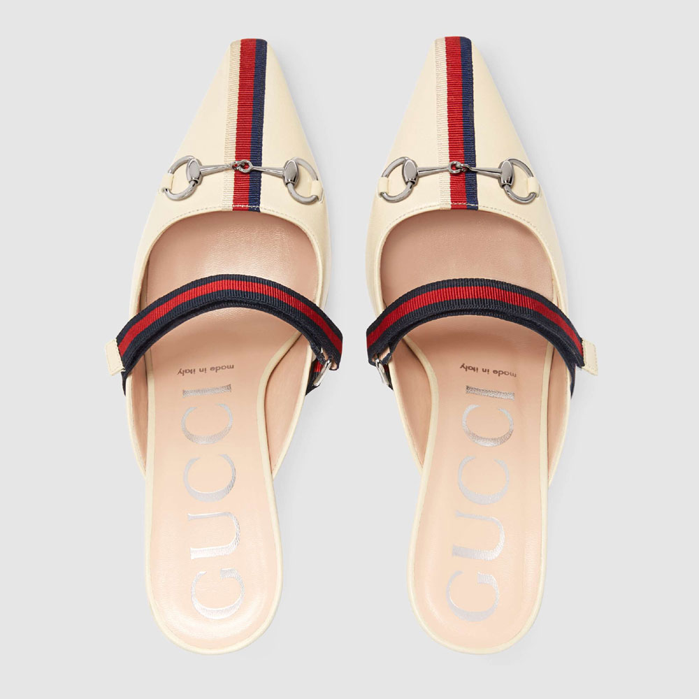 Gucci Mid-heel slide with Web 549617 0HEX0 9576: Image 3