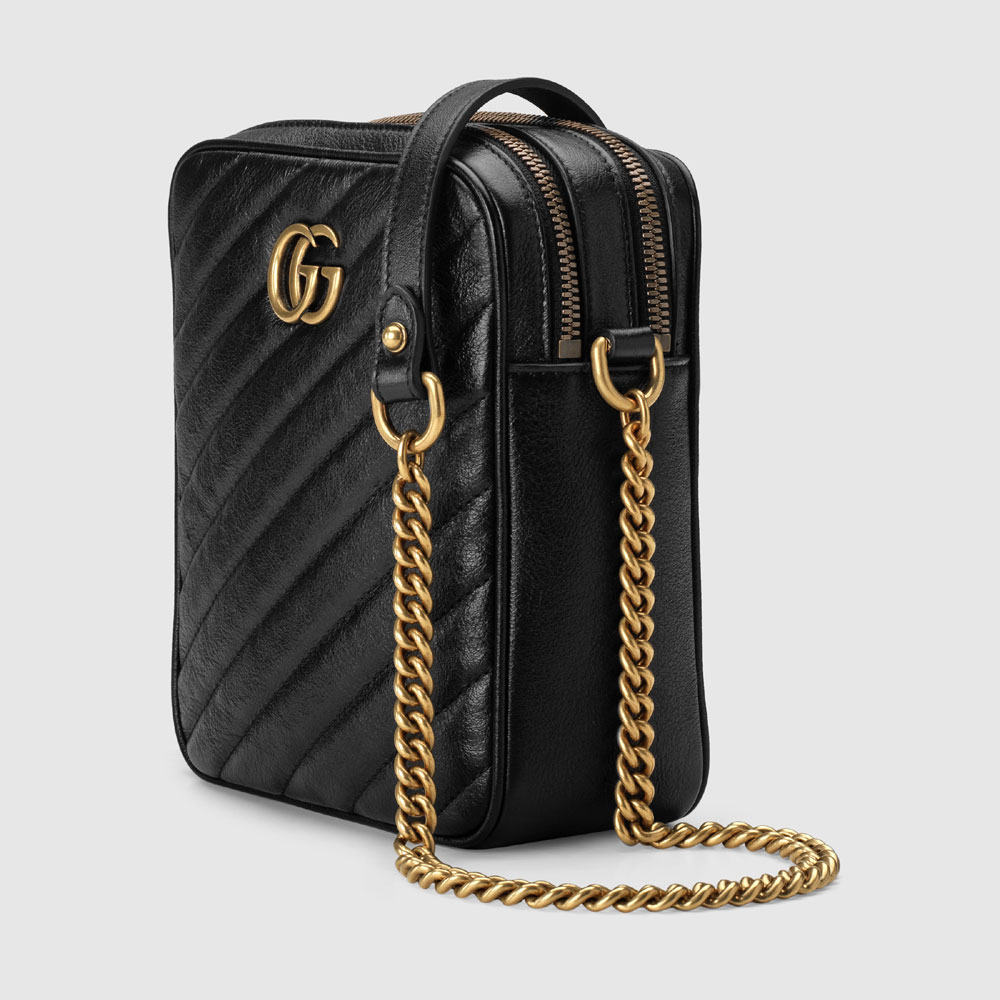 Gucci GG Marmont mini shoulder bag 550155 0OLFT 1000: Image 2