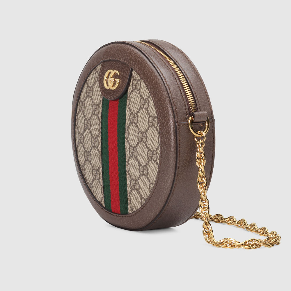 Gucci Ophidia mini GG round shoulder bag 550618 96I3B 8745: Image 2