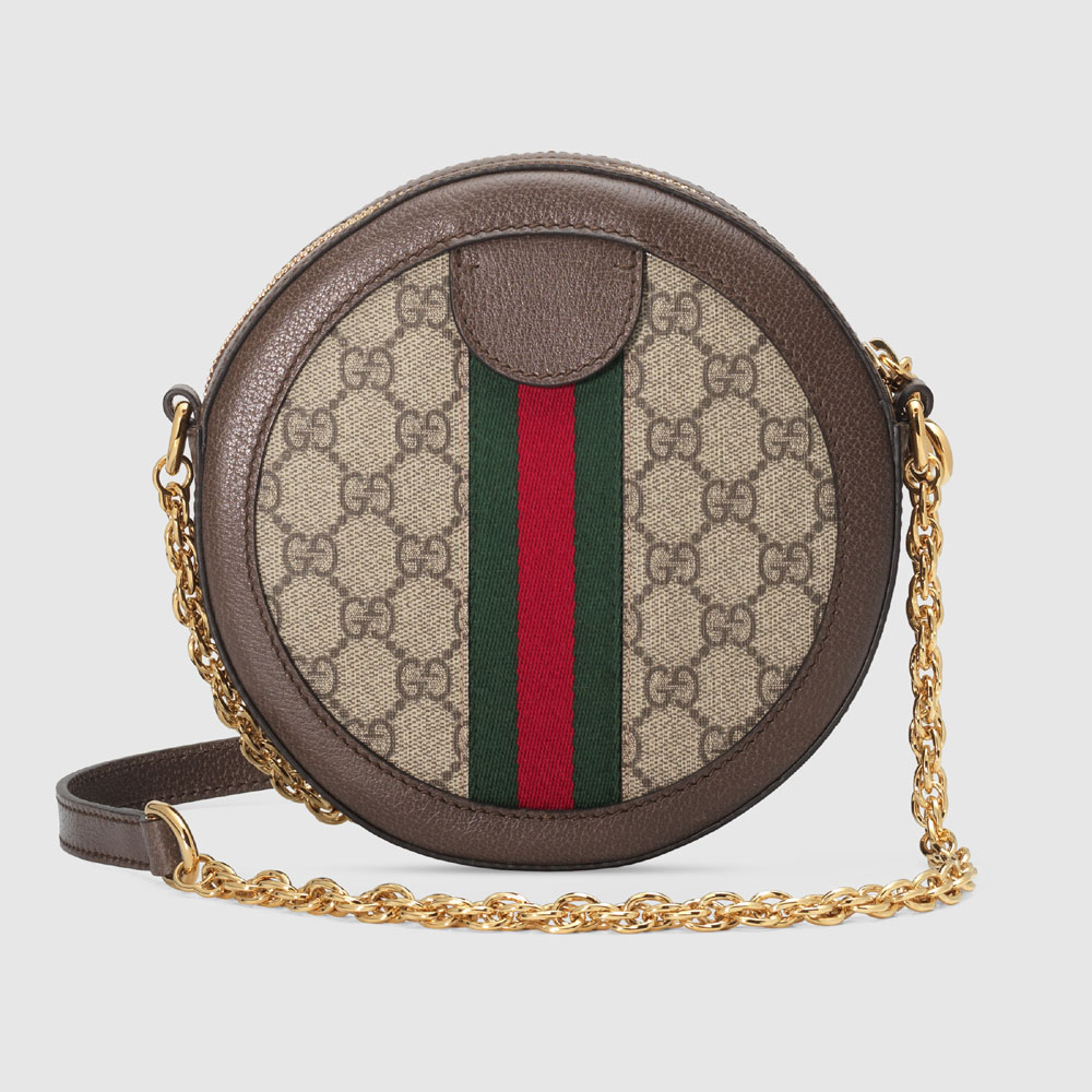 Gucci Ophidia mini GG round shoulder bag 550618 96I3B 8745: Image 3