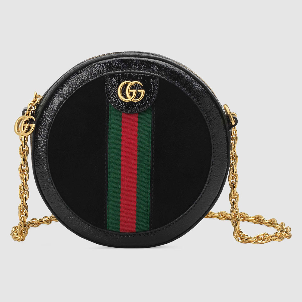 Gucci Ophidia mini round shoulder bag 550618 D6ZYB 1060: Image 1