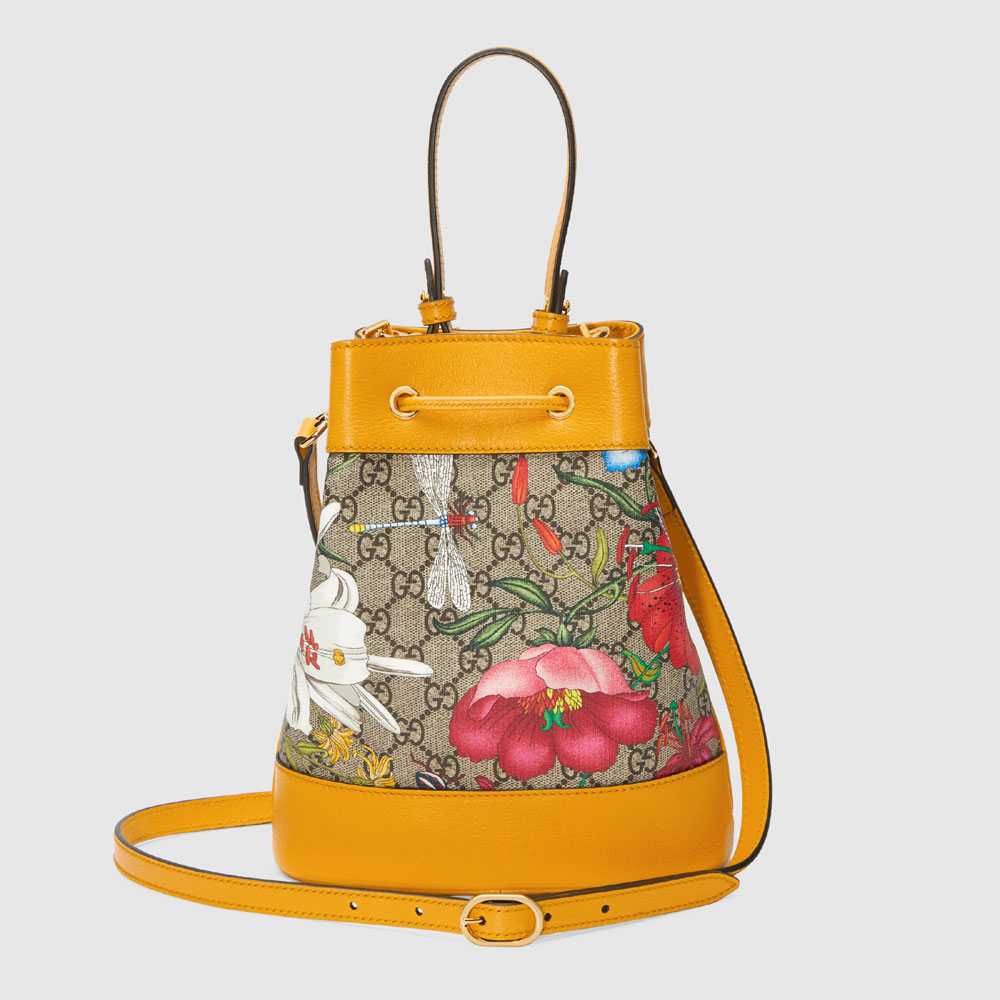 Gucci Ophidia GG Flora small bucket bag 550621 HV8HC 9782: Image 3