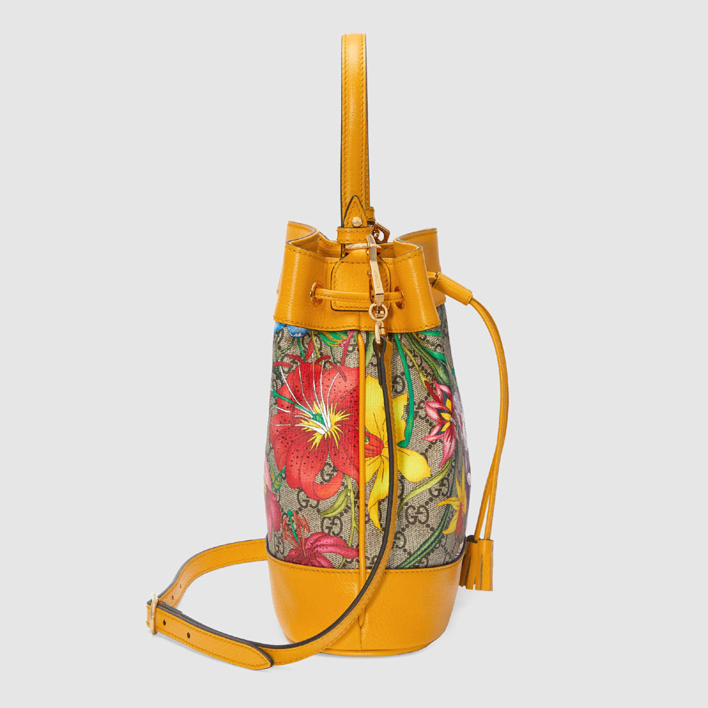 Gucci Ophidia GG Flora small bucket bag 550621 HV8HC 9782: Image 4