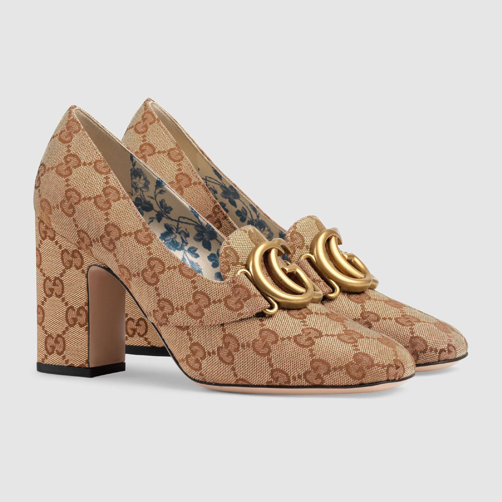 Gucci GG mid-heel pump with Double G 551601 KQW00 8366: Image 1