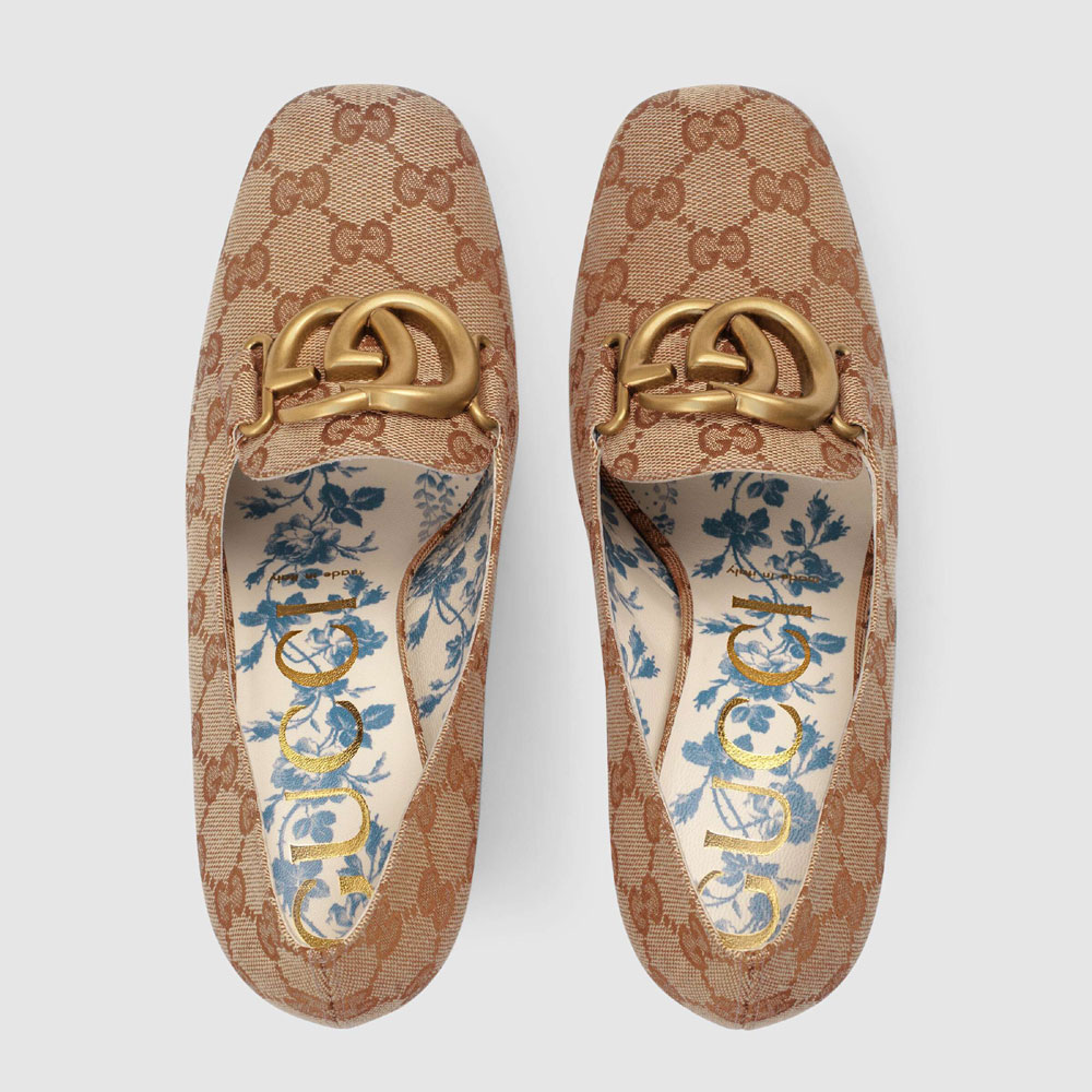 Gucci GG mid-heel pump with Double G 551601 KQW00 8366: Image 3