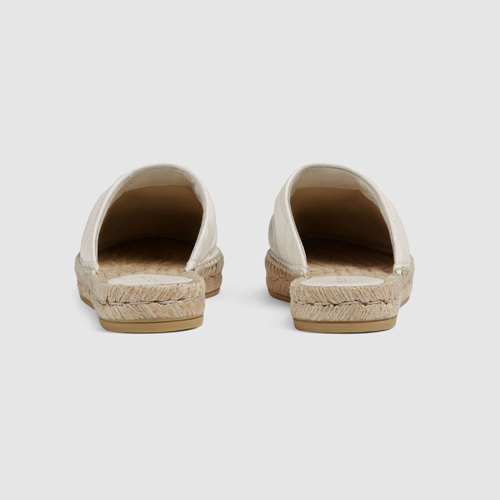 Gucci Leather espadrille with Double G 551881 BKO00 9014: Image 3