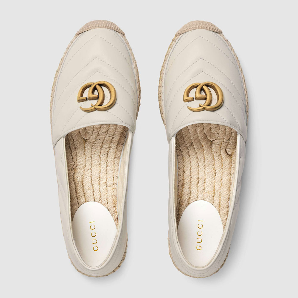 Gucci Leather espadrille with Double G 551890 BKO00 9014: Image 2