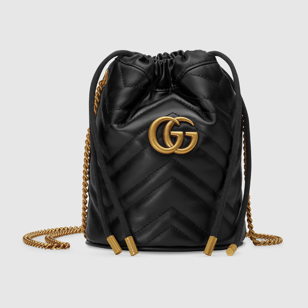 Gucci GG Marmont mini bucket bag 575163 DTDRT 1000: Image 1