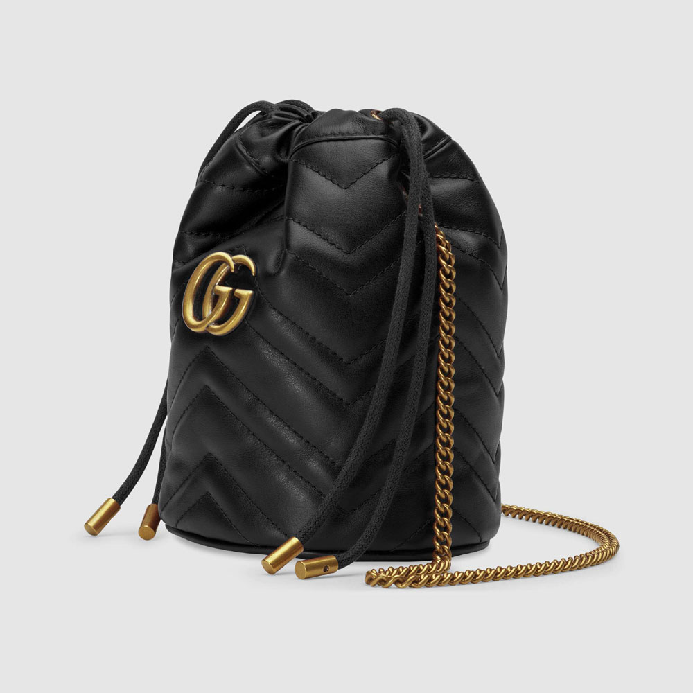 Gucci GG Marmont mini bucket bag 575163 DTDRT 1000: Image 2