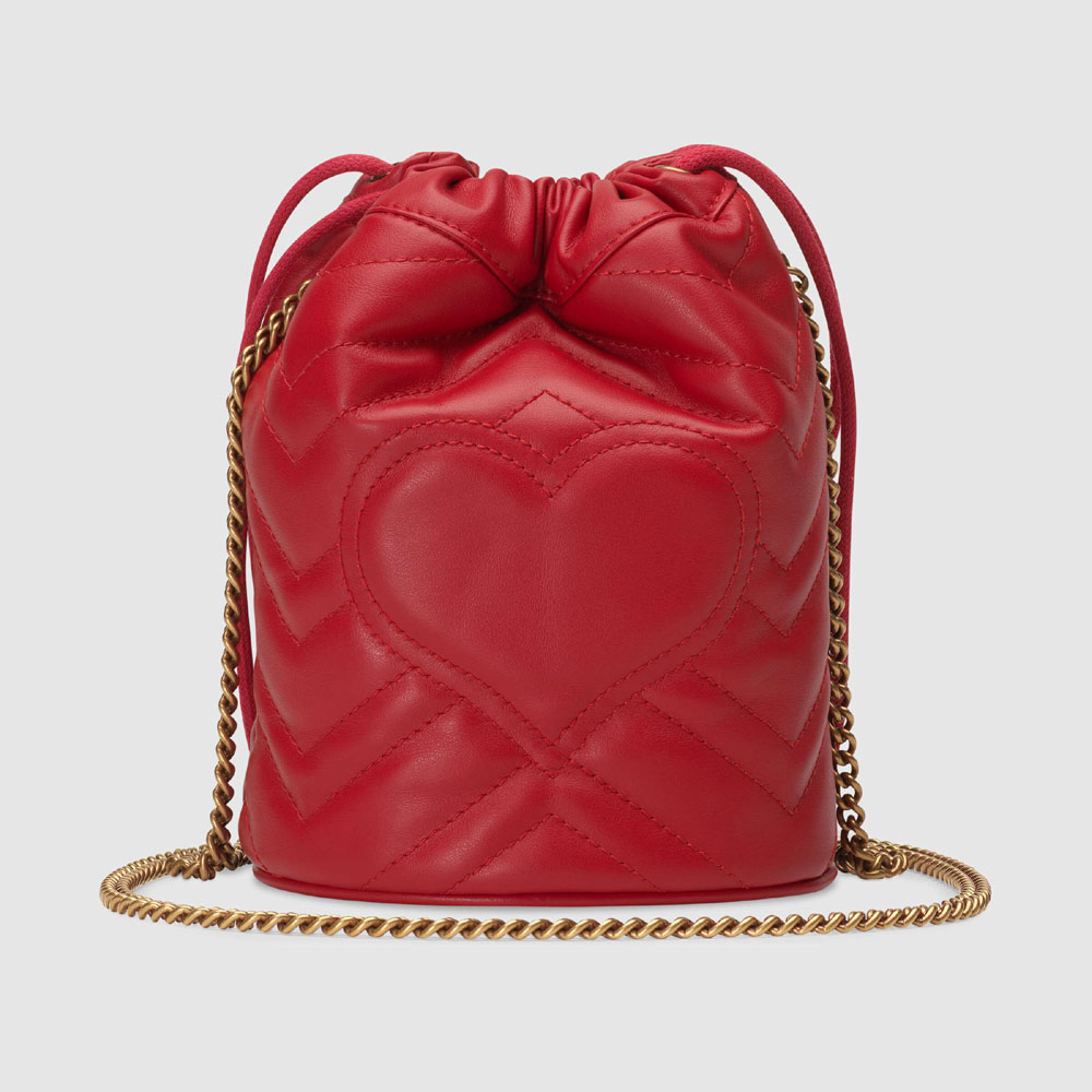 Gucci GG Marmont mini bucket bag 575163 DTDRT 6433: Image 3