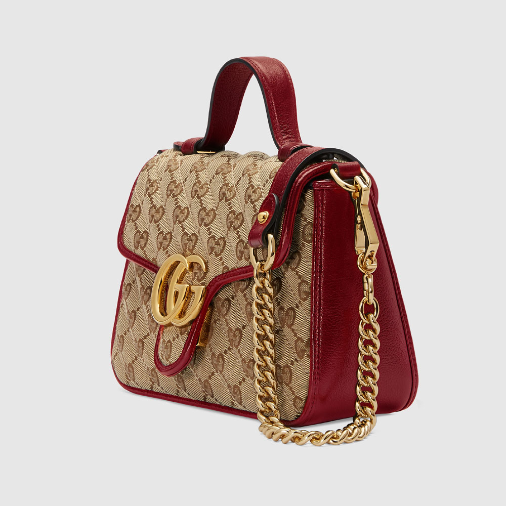 Gucci GG Marmont mini top handle bag 583571 HVKEG 8561: Image 2