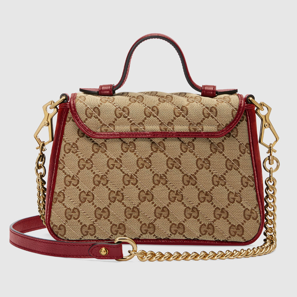 Gucci GG Marmont mini top handle bag 583571 HVKEG 8561: Image 3