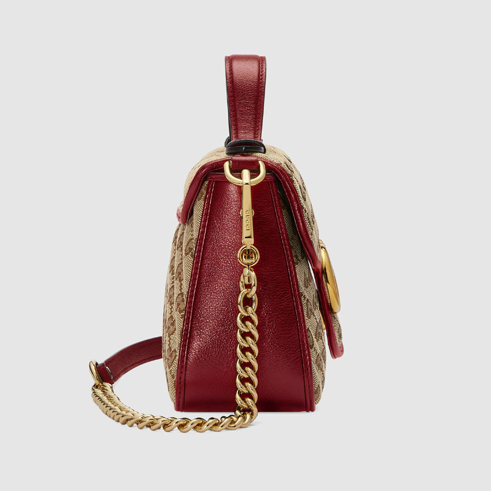 Gucci GG Marmont mini top handle bag 583571 HVKEG 8561: Image 4