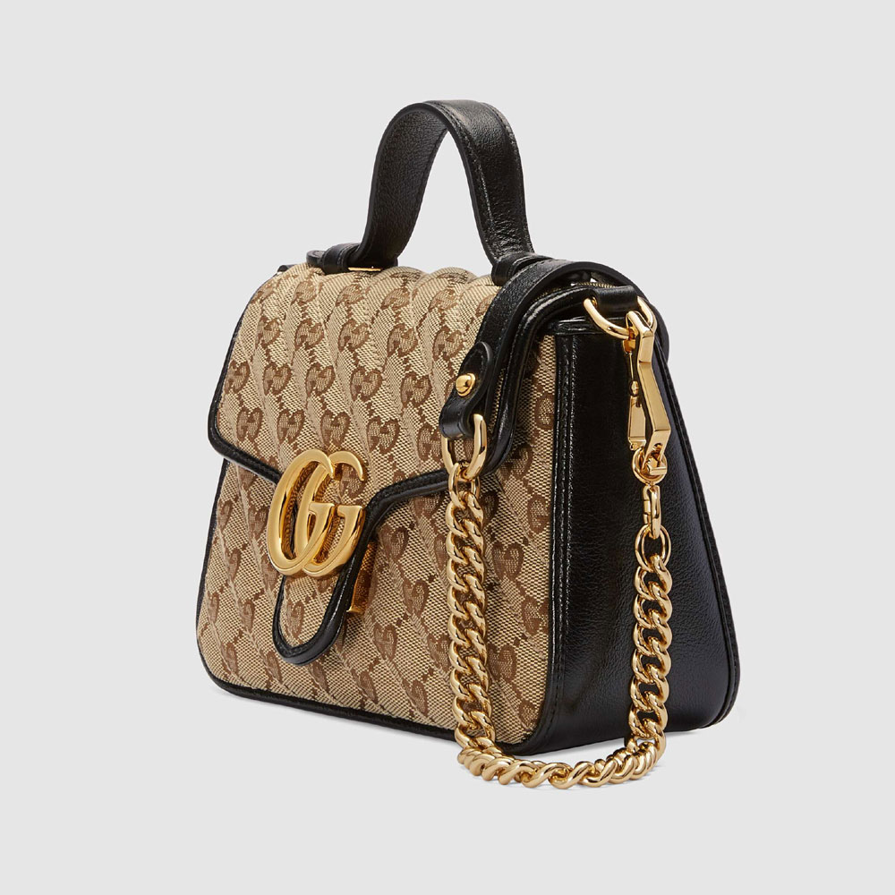 Gucci GG Marmont mini top handle bag 583571 HVKEG 9772: Image 2