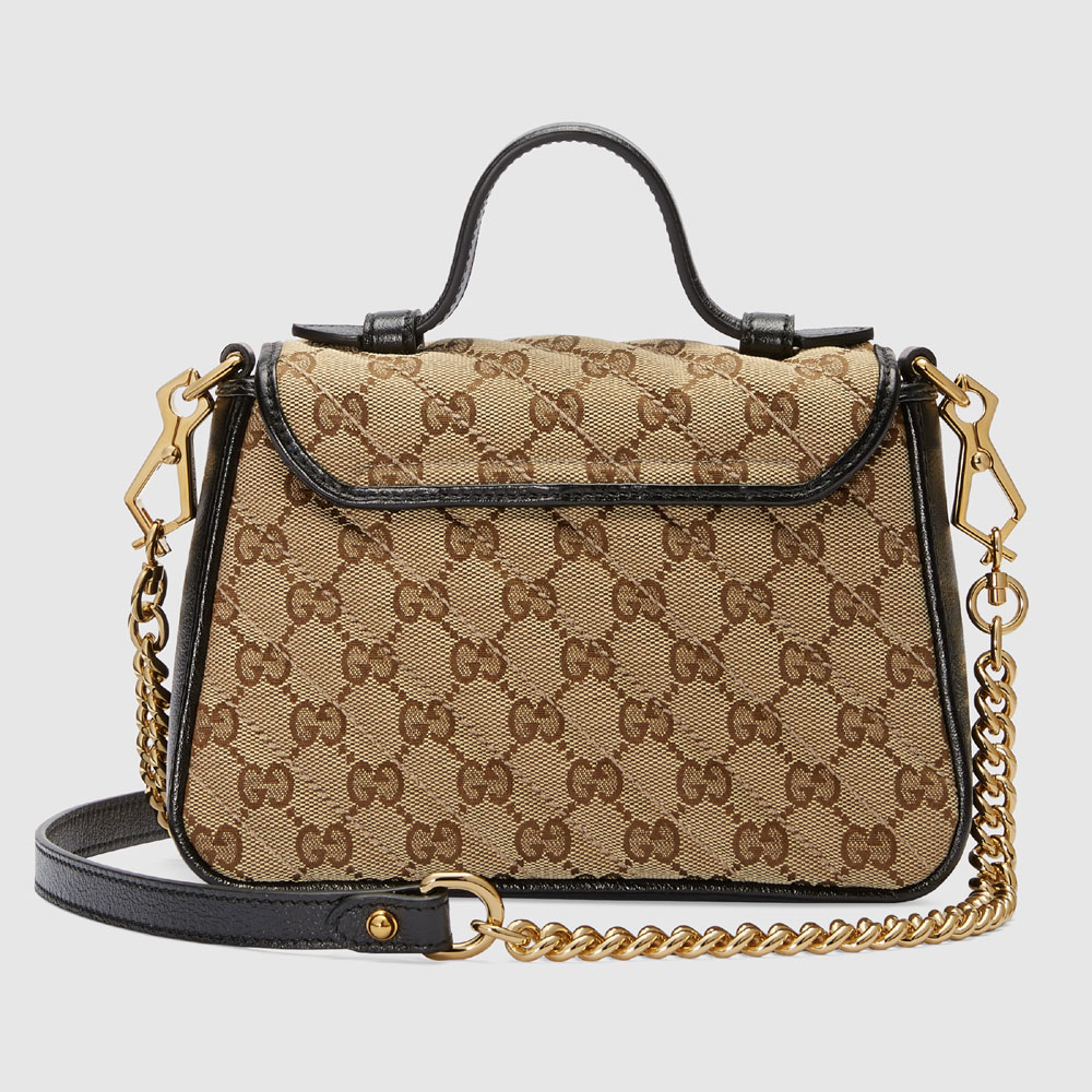 Gucci GG Marmont mini top handle bag 583571 HVKEG 9772: Image 3