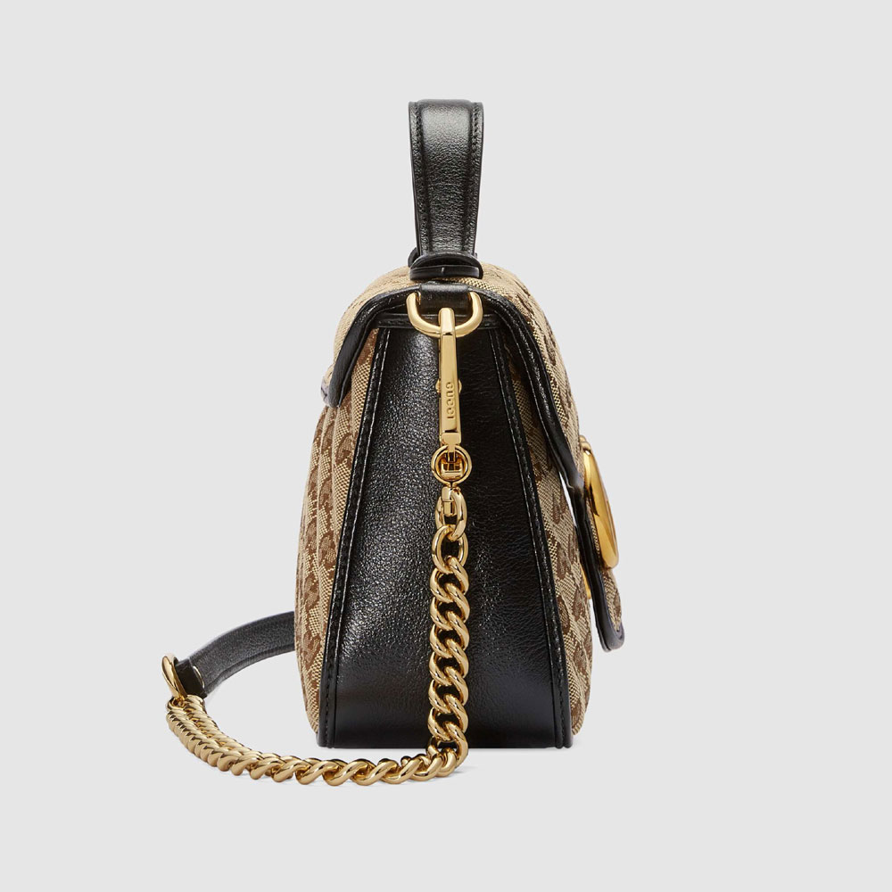 Gucci GG Marmont mini top handle bag 583571 HVKEG 9772: Image 4