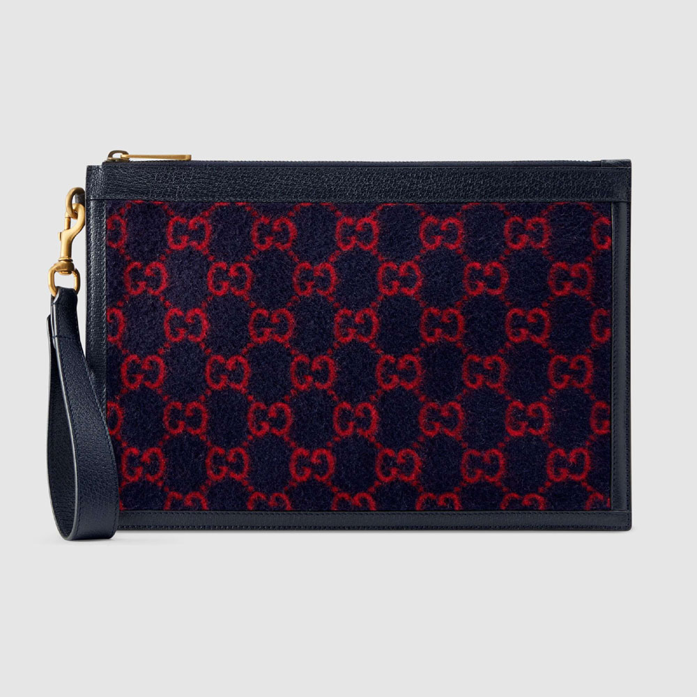 Gucci GG wool pouch 597627 G38ET 8497: Image 1