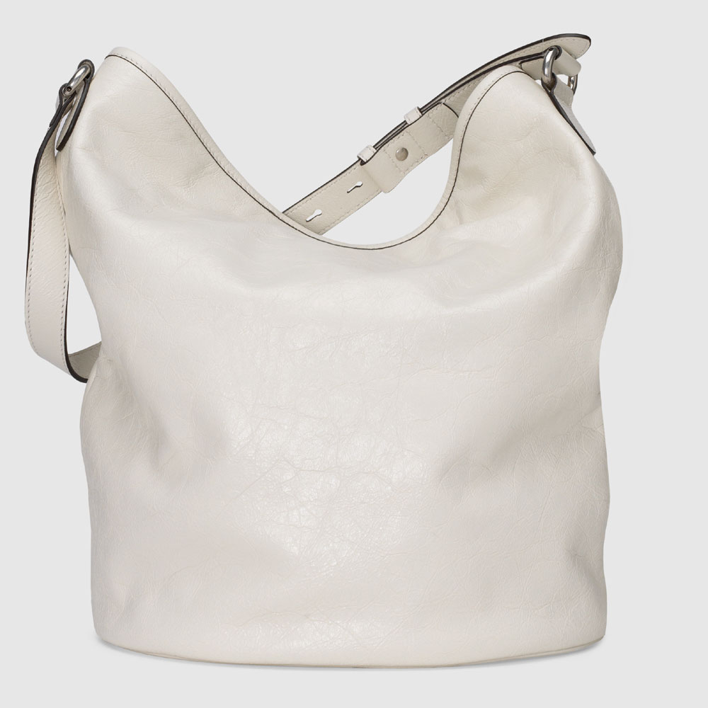 Gucci Leather hobo shoulder bag 598086 1GZ0X 9022: Image 3