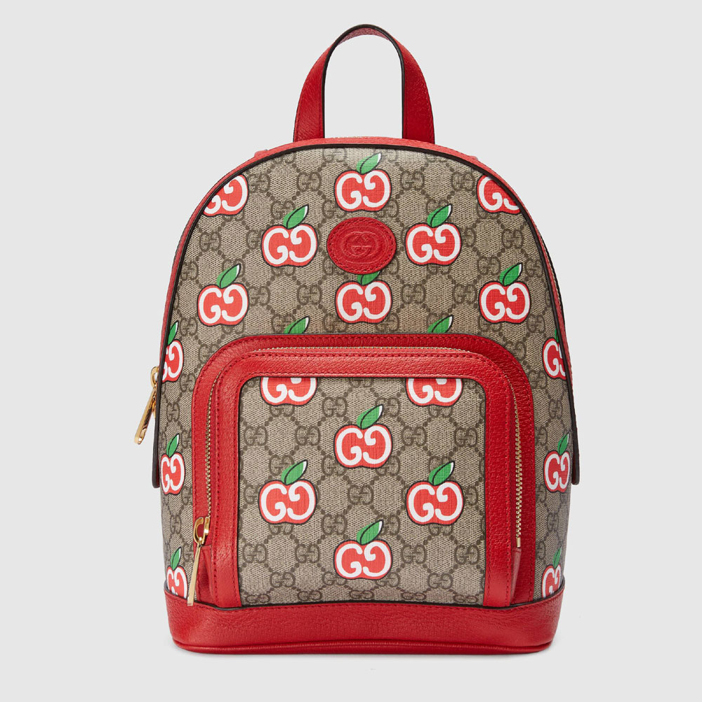 Gucci Small backpack with GG Apple print 601296 2EVCG 8604: Image 1