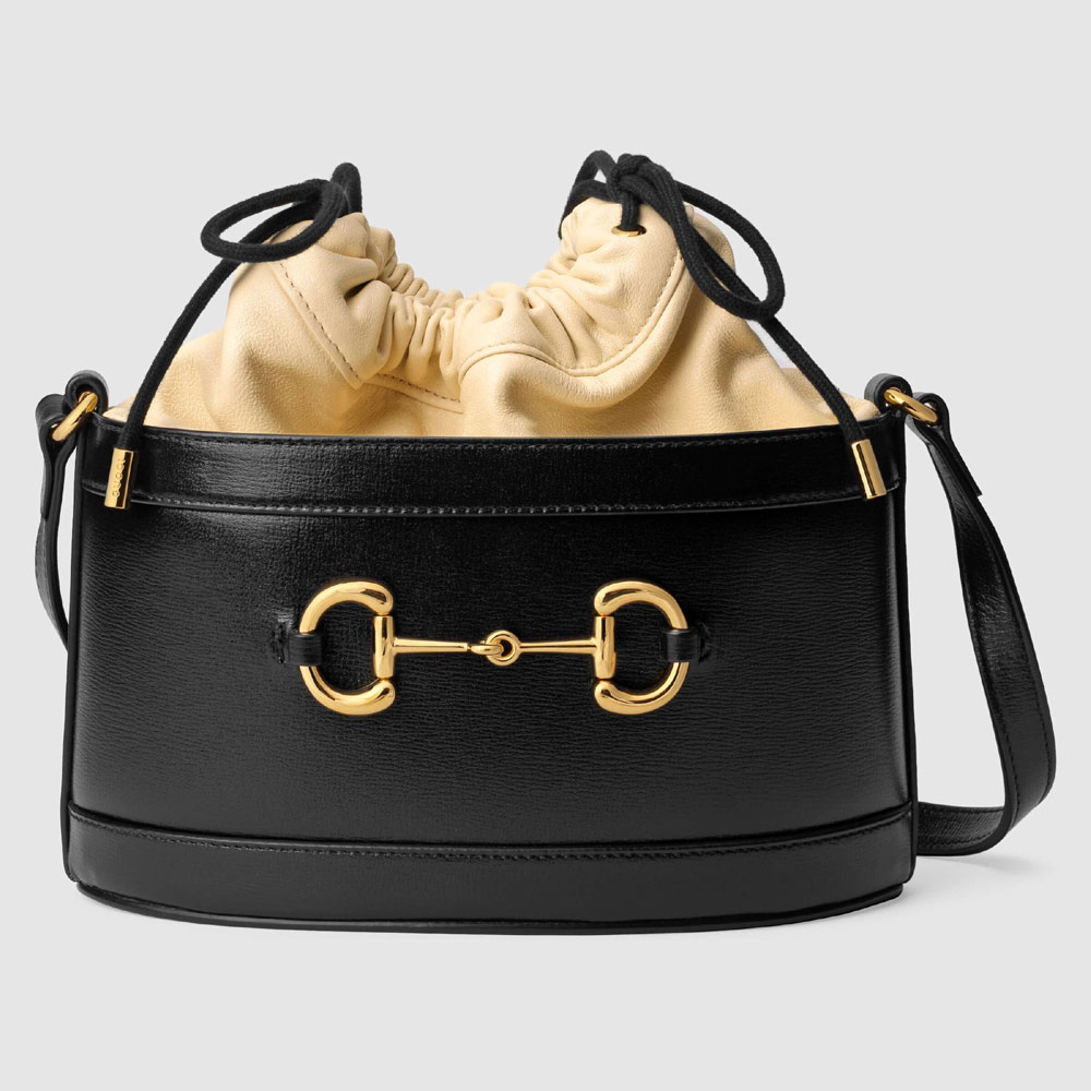 Gucci 1955 Horsebit bucket bag 602118 1DBLG 8716: Image 1