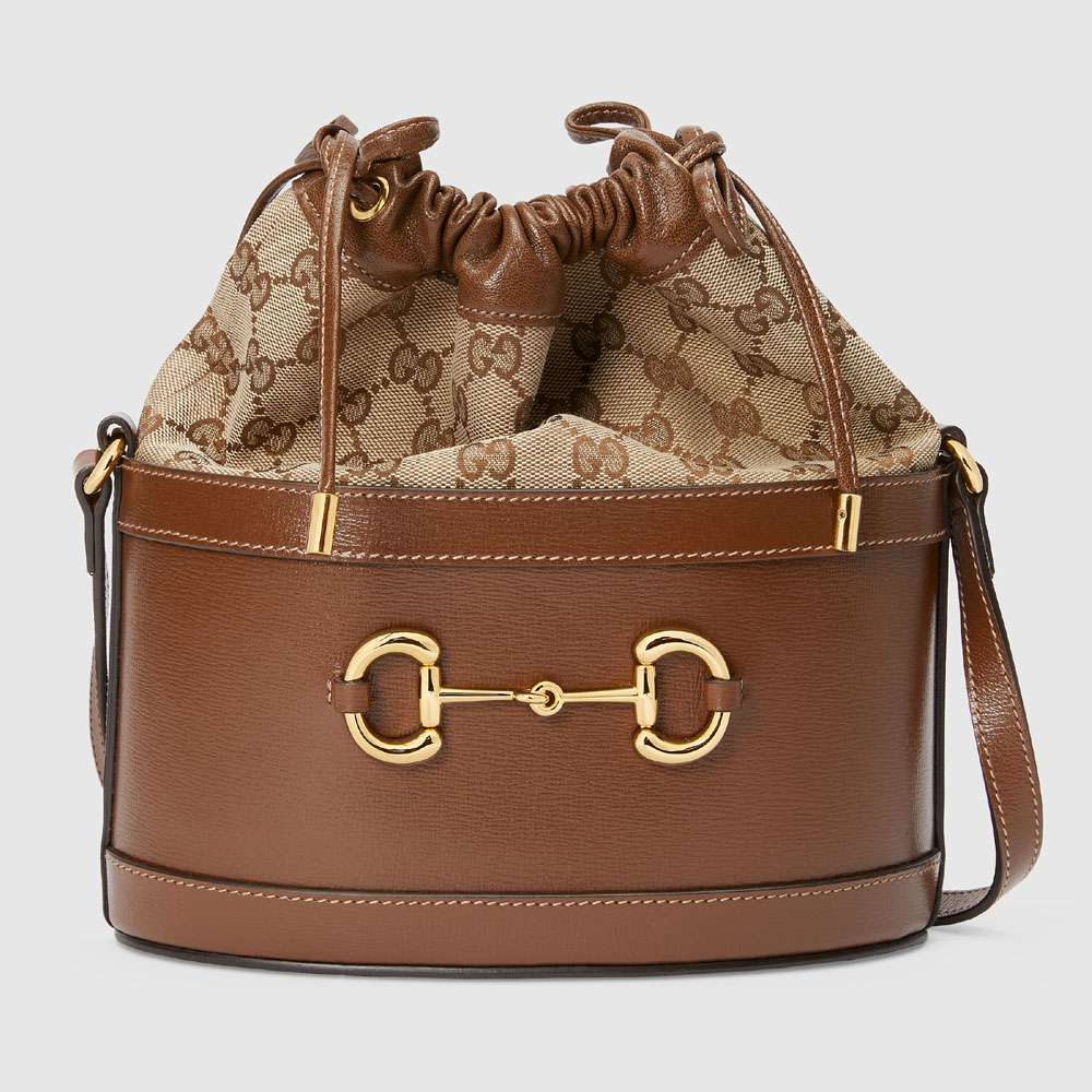 Gucci 1955 Horsebit bucket bag 602118 1DBUG 2363: Image 1