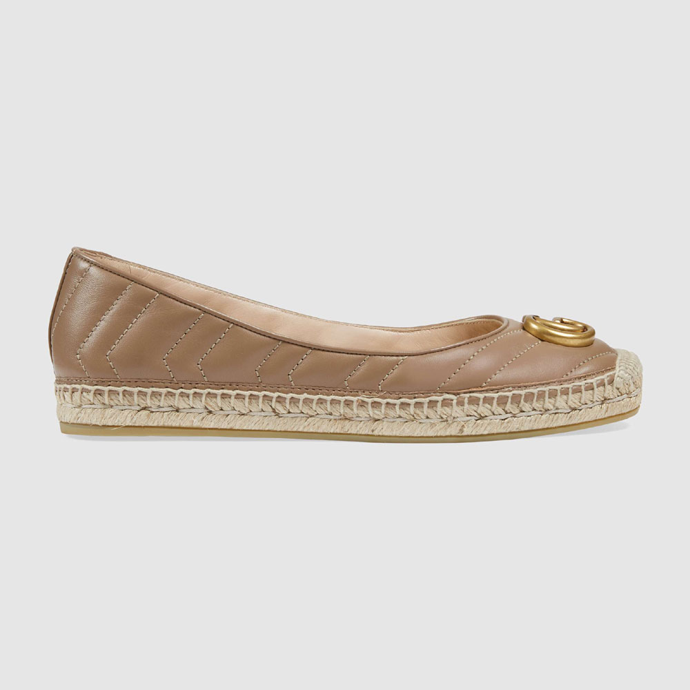 Gucci Leather espadrille with Double G 602505 BKO00 5729: Image 2