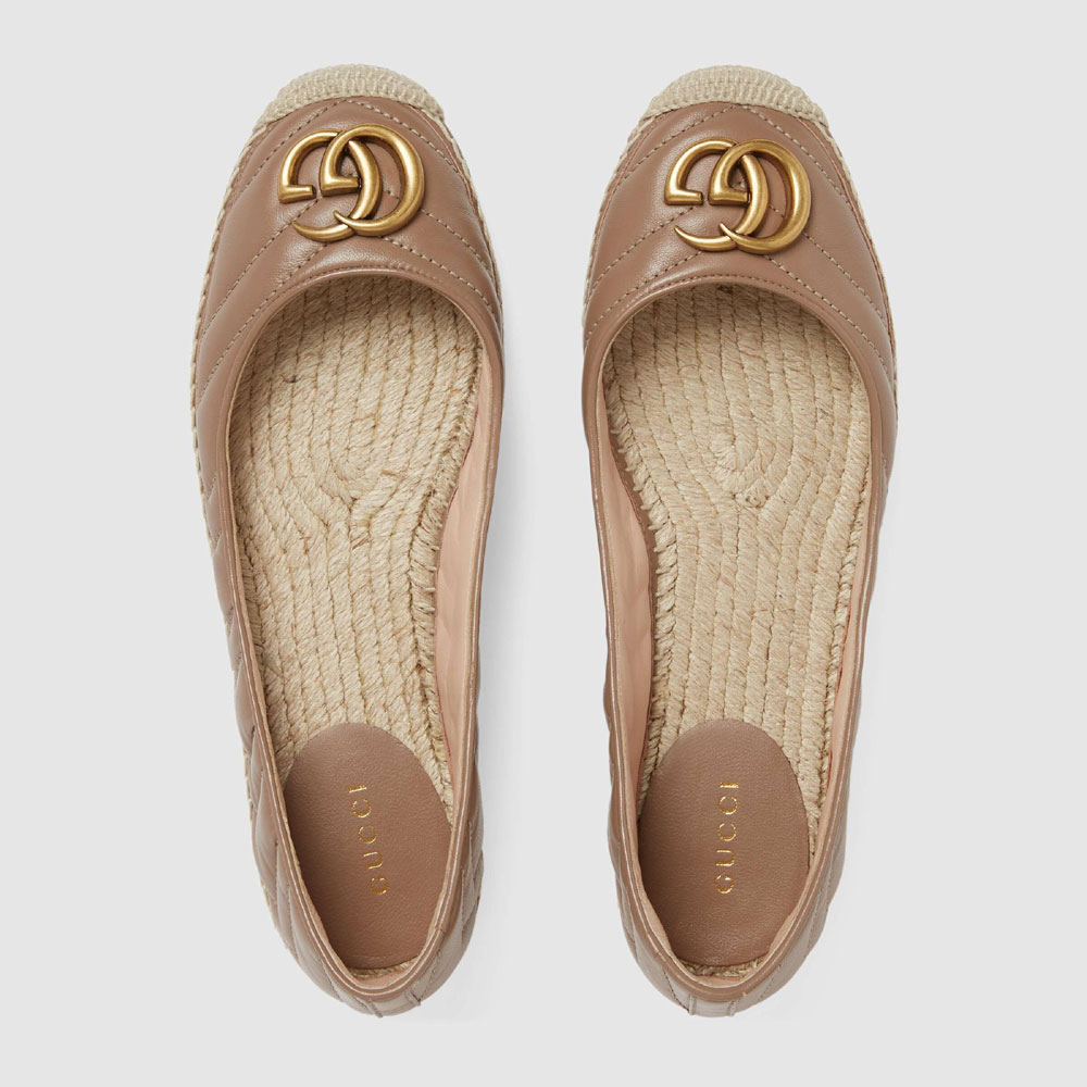 Gucci Leather espadrille with Double G 602505 BKO00 5729: Image 3