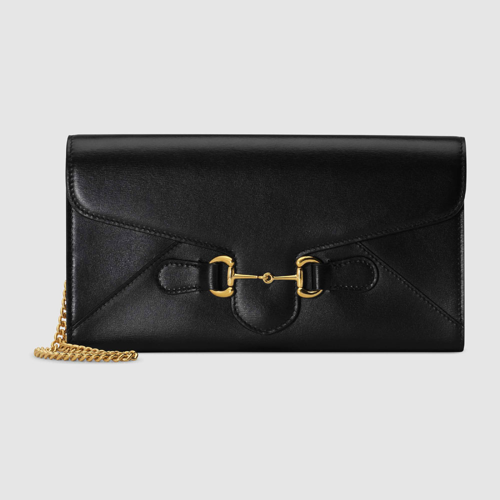 Gucci 1955 Horsebit wallet with chain 614381 0YK0G 1000: Image 1