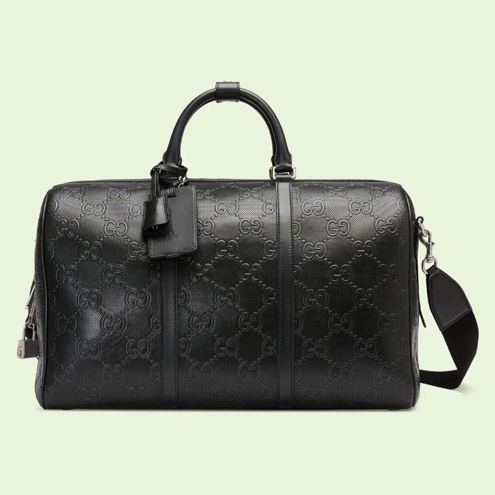 Gucci GG embossed duffle bag 625768 1W3CN 1000: Image 1