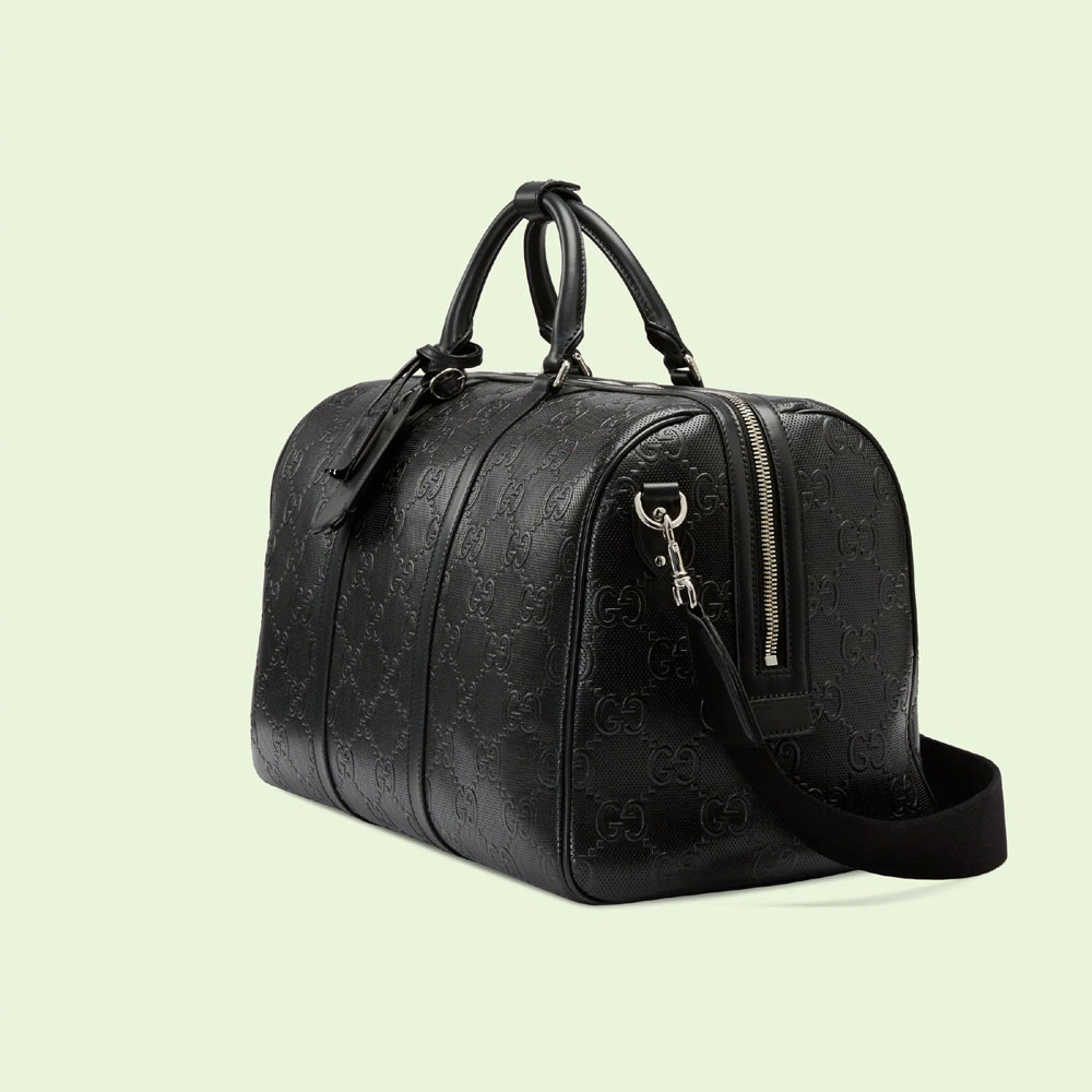 Gucci GG embossed duffle bag 625768 1W3CN 1000: Image 2