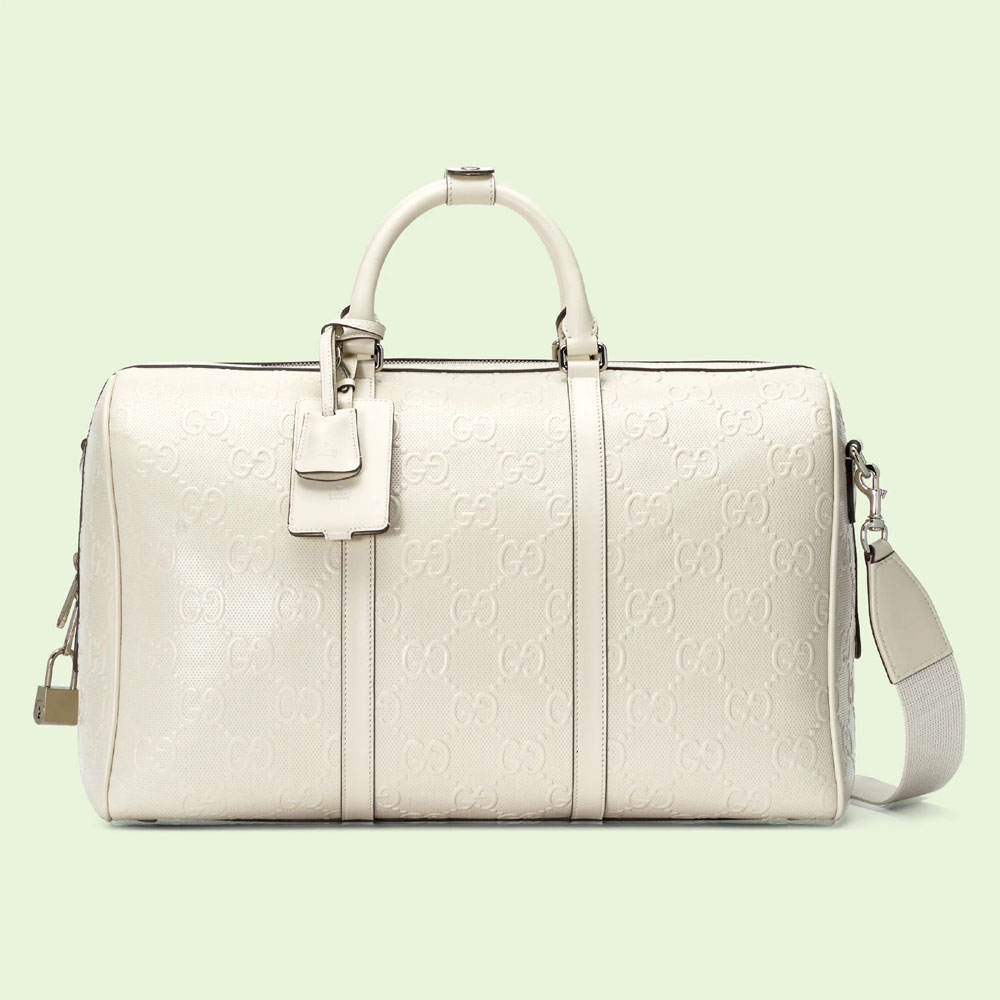 Gucci GG embossed duffle bag 625768 1W3CN 9022: Image 1