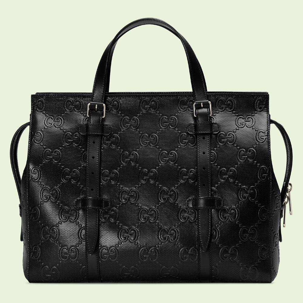 Gucci GG embossed tote bag 625774 1W3AN 1000: Image 3