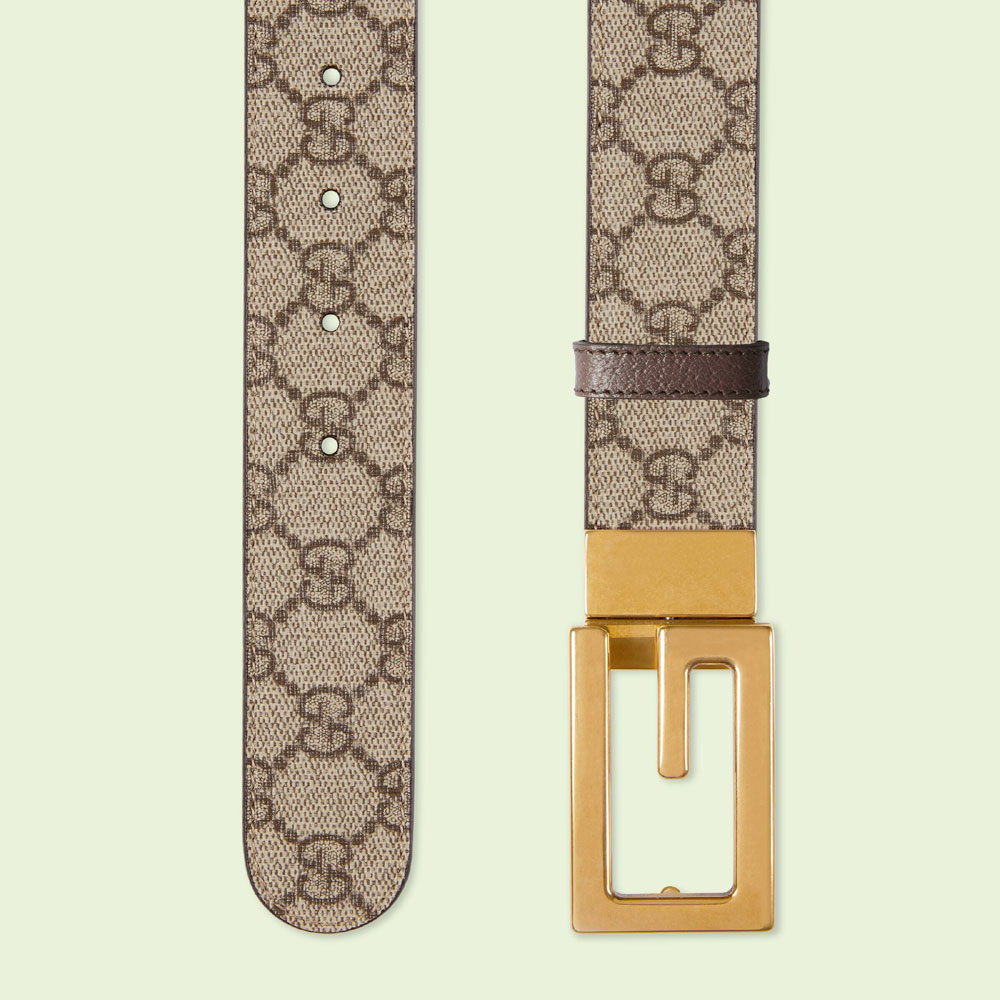 Gucci Reversible belt with Square G buckle 626974 K9GST 8358: Image 2