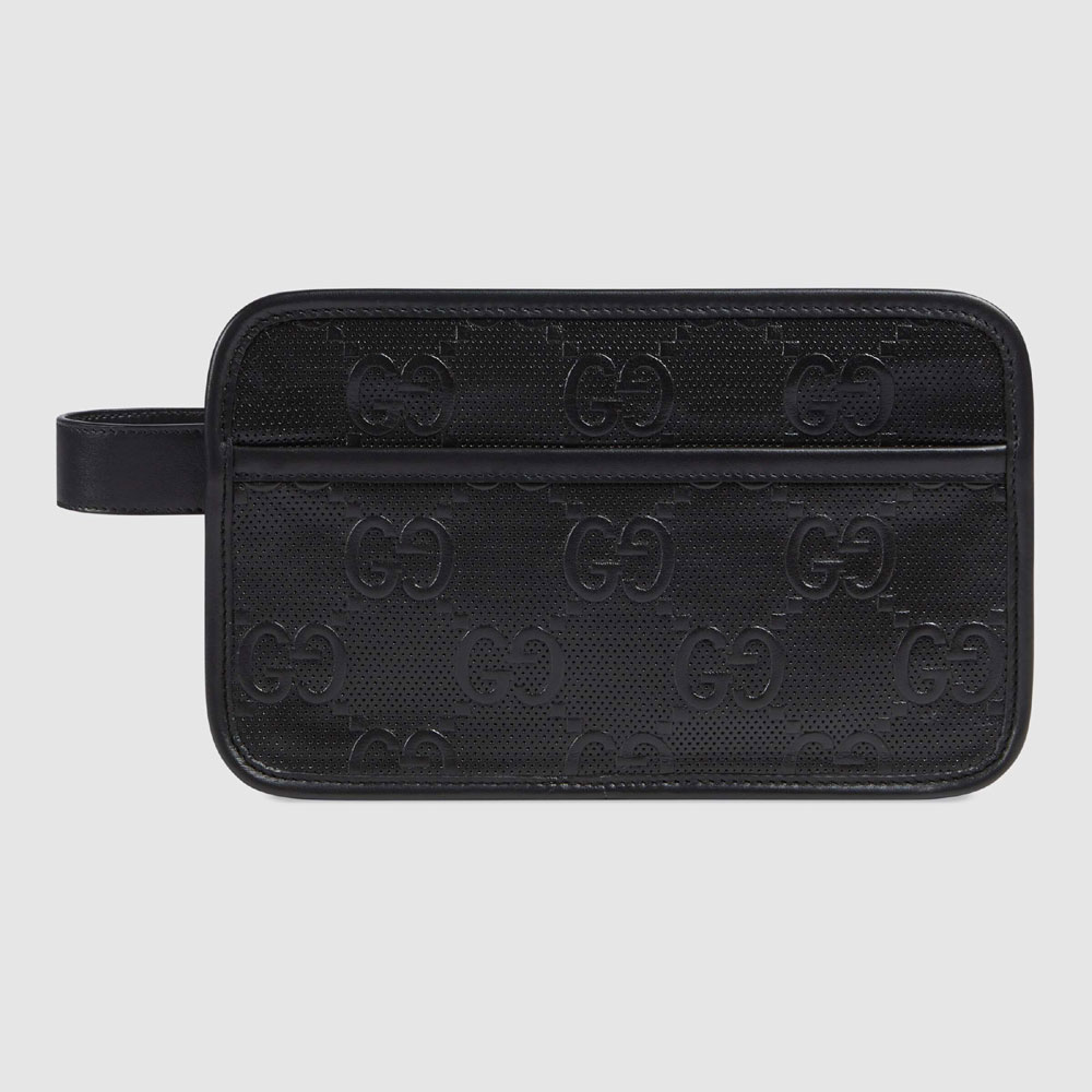 Gucci GG embossed cosmetic case 627470 1W3AN 1000: Image 1