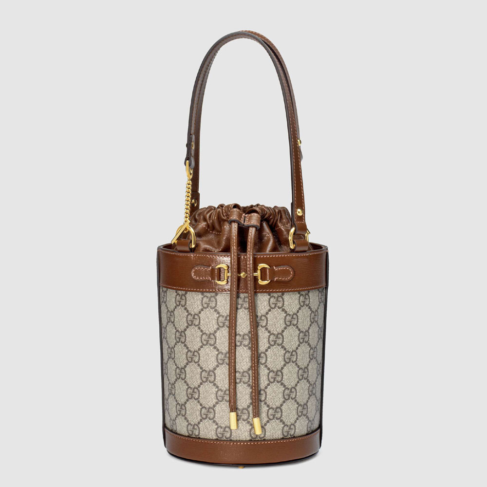 Gucci Horsebit 1955 small bucket bag 637115 92TPG 8563: Image 1