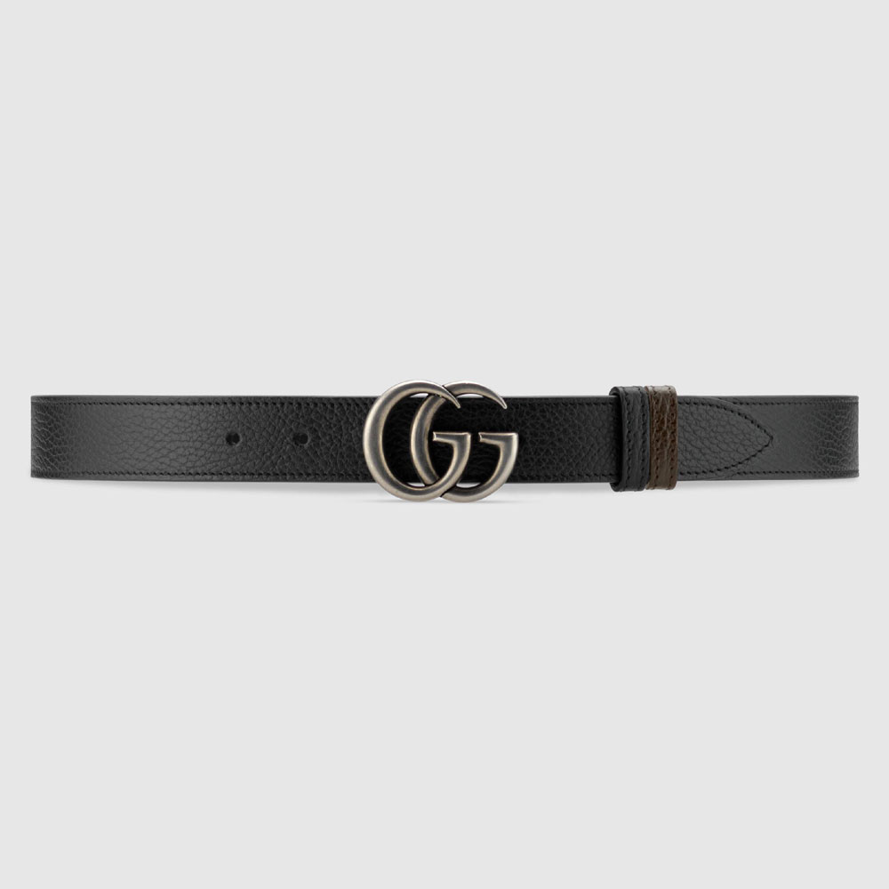 Gucci GG Marmont reversible thin belt 643847 CAO2N 1062: Image 1