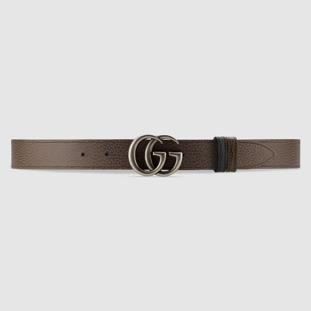 Gucci GG Marmont reversible thin belt 643847 CAO2N 1062: Image 2