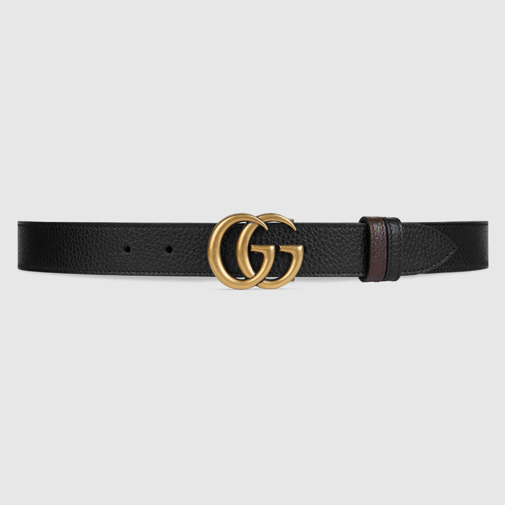 Gucci Reversible thin belt Double G buckle 643847 CAO2T 1062: Image 1