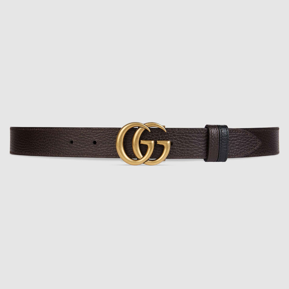 Gucci Reversible thin belt Double G buckle 643847 CAO2T 1062: Image 2