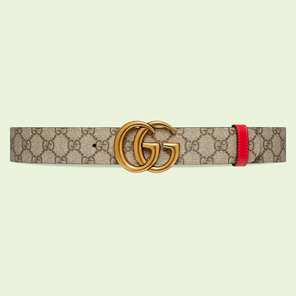 Gucci GG Marmont reversible wide belt 659416 92TIC 9759: Image 1