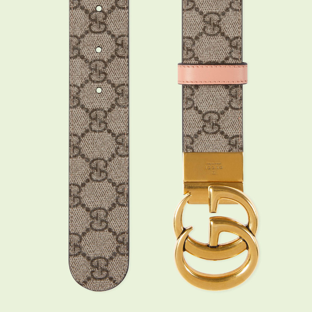 Gucci GG Marmont reversible wide belt 659416 92TIC 9952: Image 2