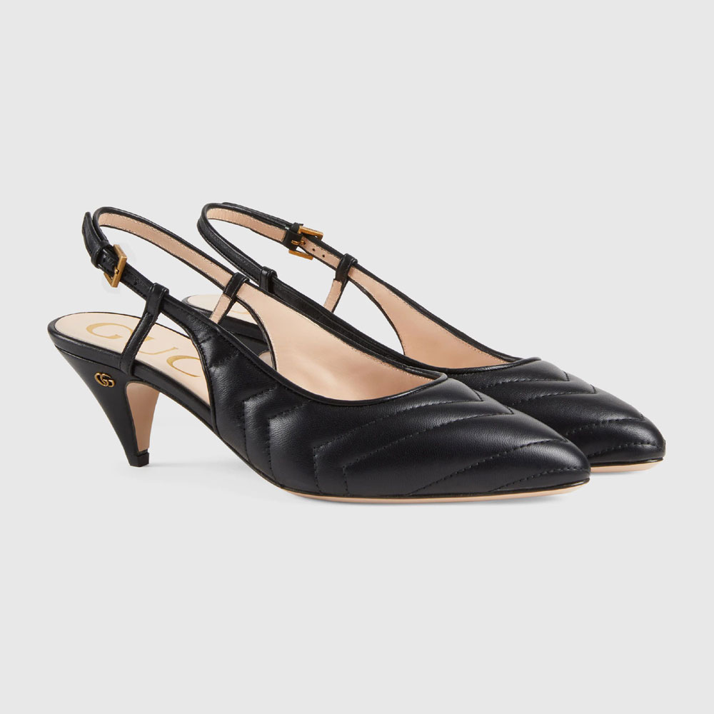 Gucci matelasse sling back 659471 BKO00 1000: Image 1